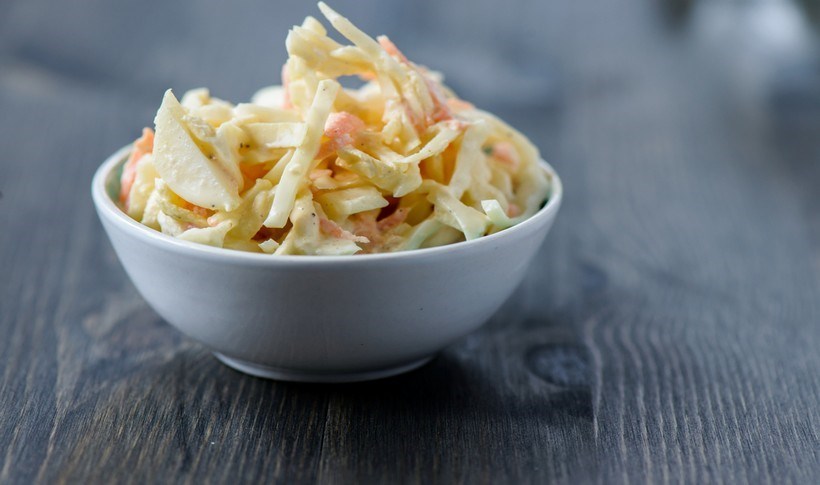 Λαχανοσαλάτα με μαγιονέζα (Cole Slaw)