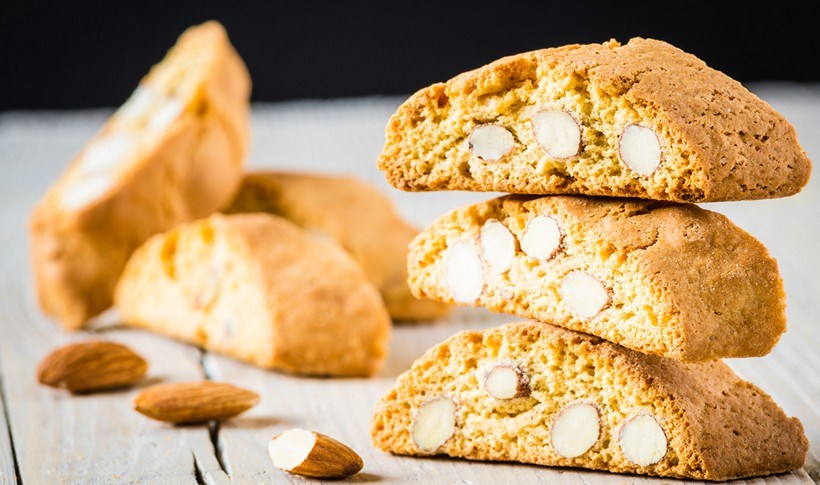 Mπισκότα αμυγδάλου (cantuccini)