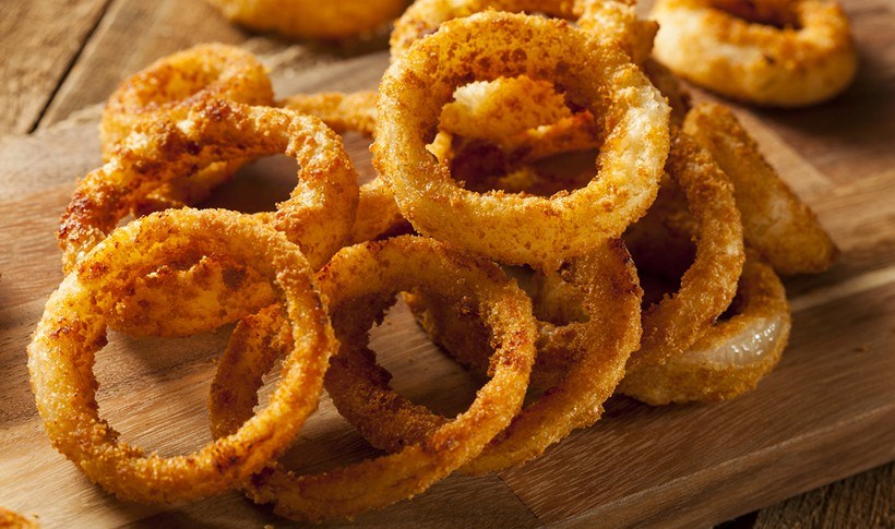 Σπιτικά onion rings