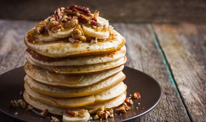 Εύκολα pancakes μπανάνας με 3 υλικά