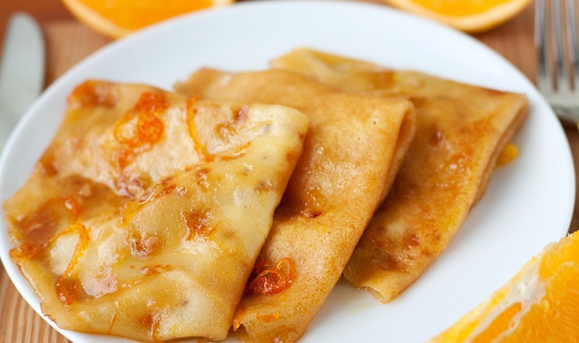 Κρέπες Σουζέτ (Crepes Suzette)